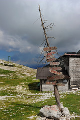 Vogel mountain in Slovenian national park Triglav