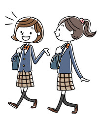 女子学生：会話
