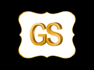 GS Initial Logo for your startup venture