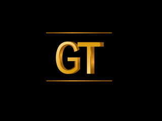 GT Initial Logo for your startup venture