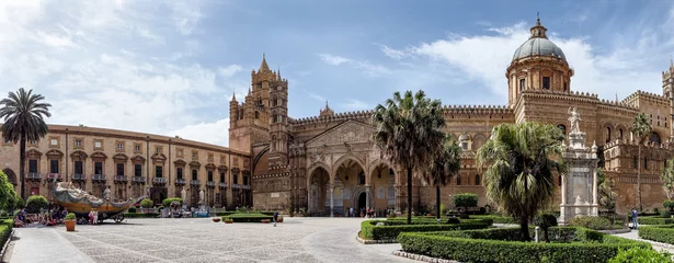 Foto op Canvas Sizilien - Palermo - Kathedraal van Palermo © rudiernst