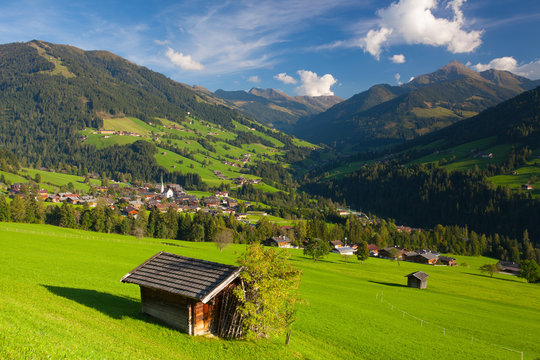 The alpine village of Alpbach and the Alpbachtal, Austria.