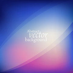 Color gradient blue and pink abstract vector background