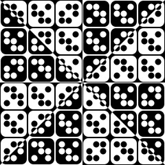 Fototapeta premium Seamless Square, Triangle and Circle Pattern