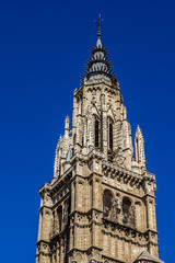 Fototapeta na wymiar Primate Cathedral of Saint Mary of Toledo (1493). Toledo, Spain.
