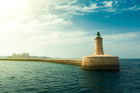 Old lighthouse at Valletta