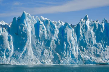 Foto auf Acrylglas Day view from the water at the Perito Moreno glacier in Patagonia, Argentina. © avlk