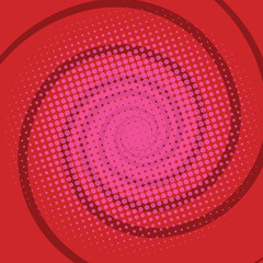 spiral red comics retro background