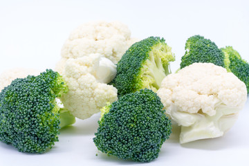 Broccoli and Cauliflower