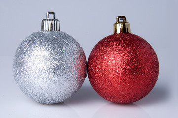 bright sparkling Christmas balls - Christmas decoration