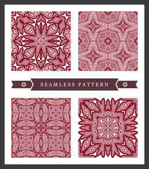 Original seamless pattern, high quality. Rhythmic pattern, based on symmetry
