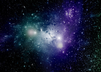 Fototapeta premium galaktyka w wolnej przestrzeni