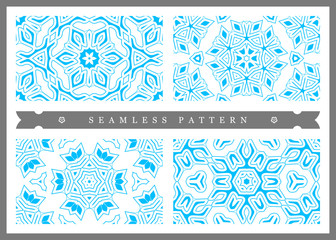 Original seamless pattern, high quality. Rhythmic pattern, based on symmetry