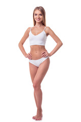 Fototapeta premium Beautiful girl in lingerie