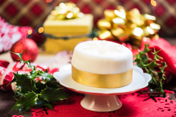 Christmas rich fruit cake