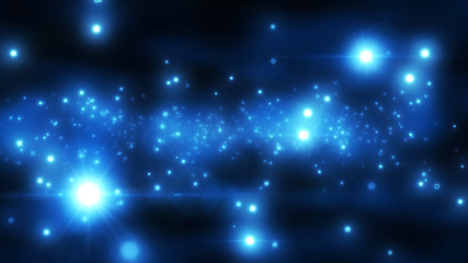 Particle in the outer space　snow © picochi