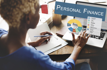 Personal Finance Information Balance Privacy Concept