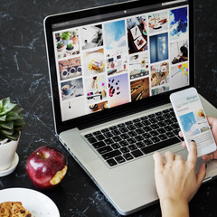 Blogger Technology Computer Phone Concept