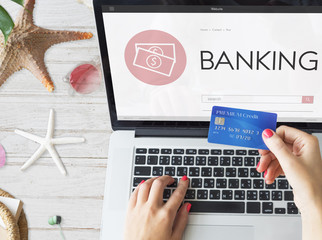 Shopping Banking Accounting Webpage Text Search Concept