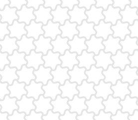 Seamless background of curved hexagons