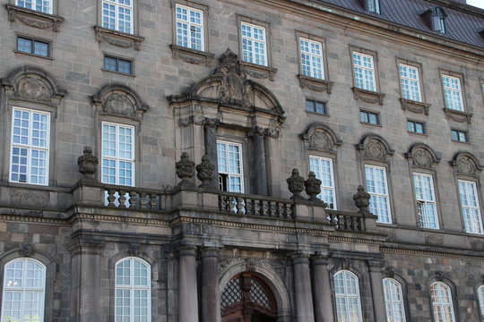 Balkon des dänischen Parlamentes