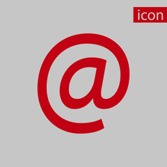 Fototapeta premium email icon stock vector illustration flat design