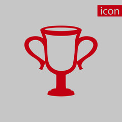 champions cup icon stock vector illustration flat design