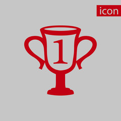 champions cup icon stock vector illustration flat design