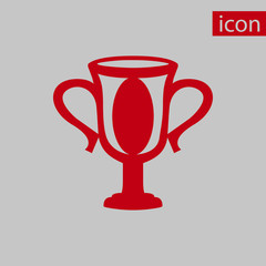 champions cup icon stock vector illustration flat design