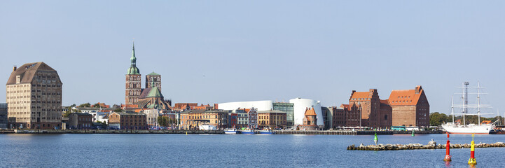 Hafen Stralsund Panorama