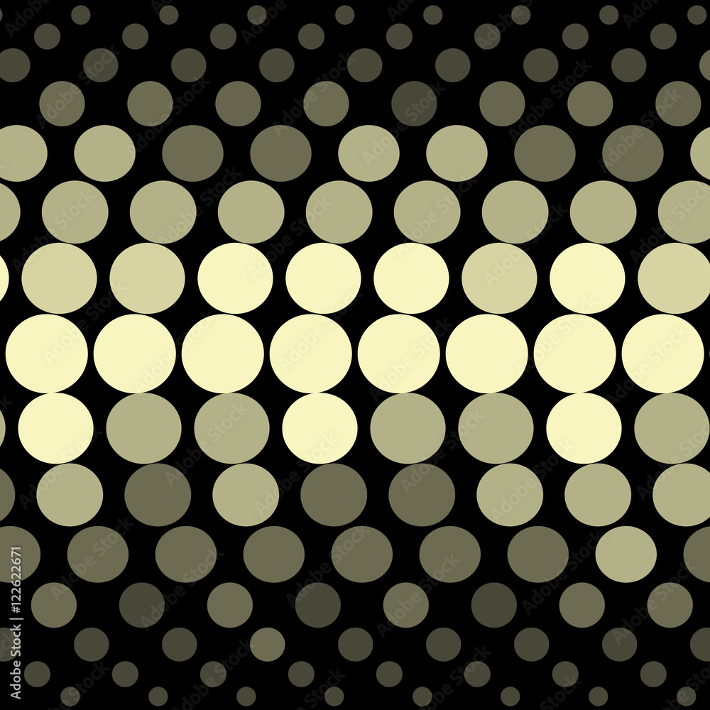 Poster vector geometric pattern. modern texture in golden color. simple dotted design. abstract background 