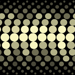 Vector geometric pattern. Modern texture in golden color. Simple dotted design. Abstract background on the book cover, brochure, flyer or website.