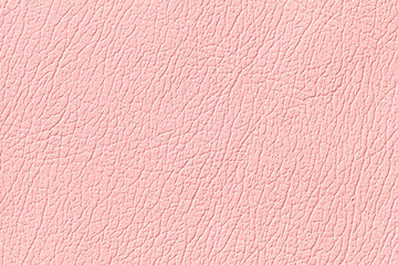 Fototapeta premium Pink leather texture background with pattern, closeup