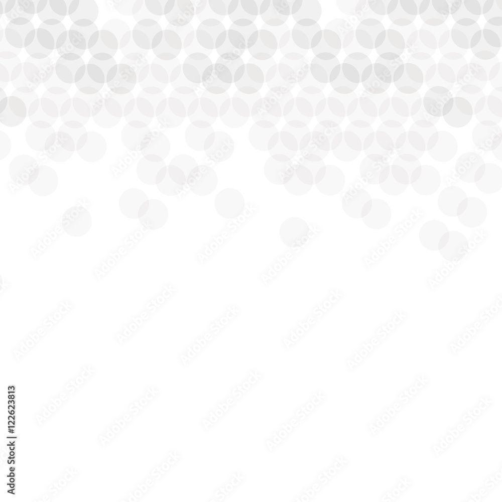 Poster vector geometric pattern. modern texture in monochrome. grey dotted design. stylish tiles of circles