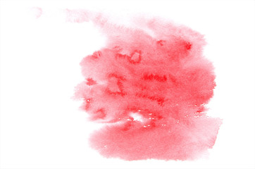 Abstract red watercolor background