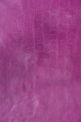 Pink paint leather background or texture
