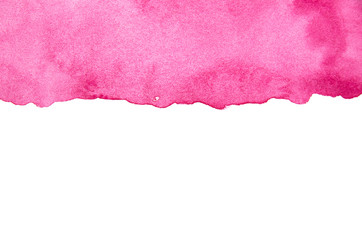 pink watercolor on paper