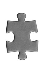 Obraz premium puzzle pieces on white background