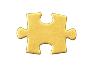 Fototapeta premium puzzle pieces on white background