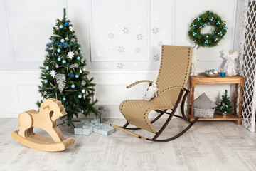 New Year's and Christmas interior