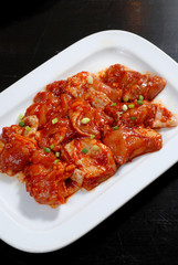 Beef Sliced Korean food
