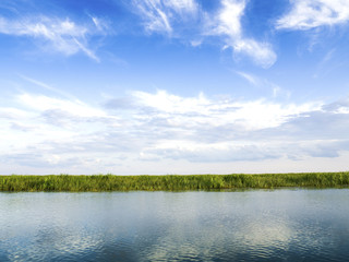 Danube delta lagoon 