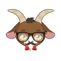 Hipster Goat