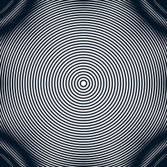 Obraz premium Striped psychedelic background with black and white moire lines