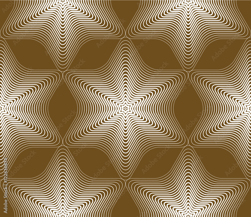 Poster ornate vector colorful abstract background with white lines. sym