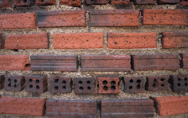old red brick wall texture background