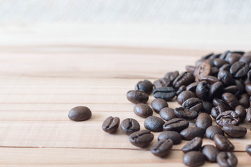 Roasted coffee beans