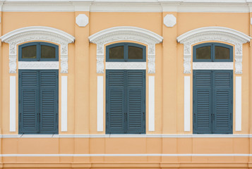 Windows in Neo-Gothic style