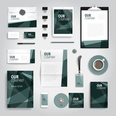 Corporate identity print template