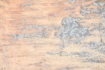 Iron plate with shabby paint. Texture background.